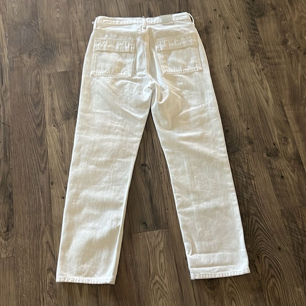 NEW AGOLDE cooper cargo pant in milkshake - Picture 9 of 9